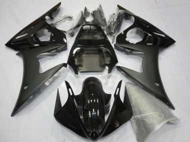 Best 2005 Yamaha YZF R6 Motorcycle Fairings - Glossy Black Matte Black UK