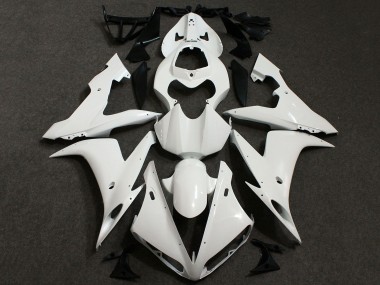 Best 2005 Yamaha YZF R6 Motorcycle Fairings - White UK