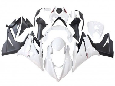 Best 2013-2016 Triumph Daytona 675 Triple Motorcycle Fairings - White Matte Black UK