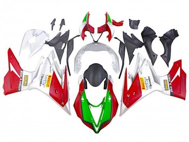 Best 2013-2016 Triumph Daytona 675 Triple Motorcycle Fairings - White Red Green UK