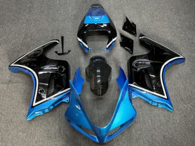 Best 2003-2013 Suzuki SV650 Motorcycle Fairings - Glossy Blue Black UK
