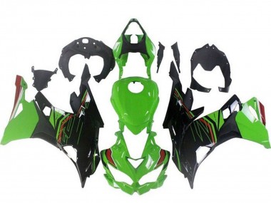 Best 2019-2025 Kawasaki ZX4R ZX-4RR Motorcycle Fairings - Green Black Red UK