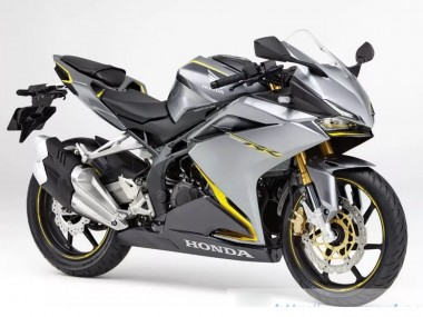 Best 2017-2022 Honda CBR250RR Motorcycle Fairings - Silver Yellow Matte Black UK