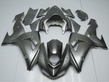 Best 2006-2007 Kawasaki ZX10R Motorcycle Fairings - Glossy Grey UK