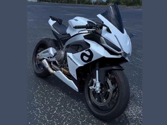 2020-2024 Aprilia RS660 Motorcycle Fairings - White UK