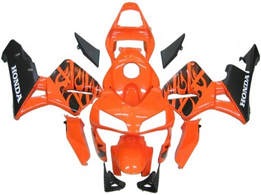 Best 2003-2004 Honda CBR600RR Abs Fairings - Orange White Red Glossy Black Repsol UK