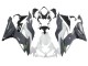 2019-2022 Kawasaki ZX6R Motorcycle Fairings - White Grey Green UK