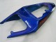 2004-2005 Suzuki GSXR 600/750 Motorcycle Fairings - Blue Grey Glossy Black UK
