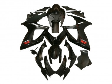 Best 2006-2007 Suzuki GSXR 600/750 Motorcycle Fairing - Glossy Black UK