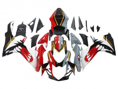 Best 2011-2024 Suzuki GSXR 600/750 Motorcycle Fairings - Red Gold Grey Black White Shark UK