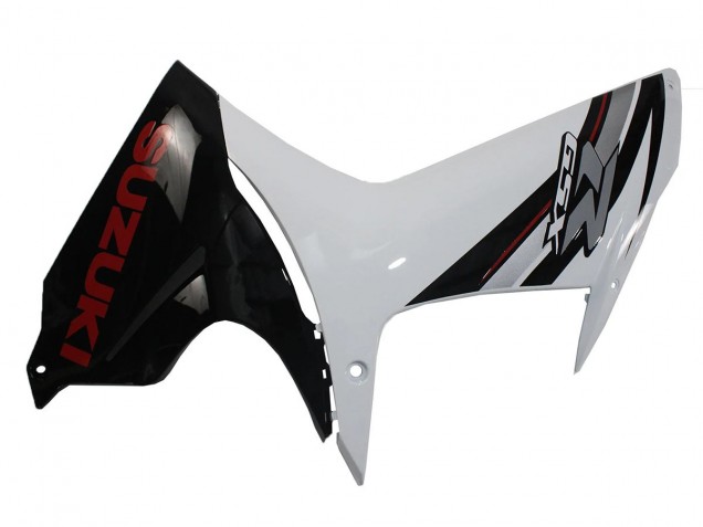 2011-2024 Suzuki GSXR 600/750 Motorcycle Fairings - White Glossy Black UK