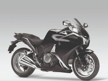 Best 2010-2014 Honda VFR 1200 Motorcycle Fairings - Glossy Black UK