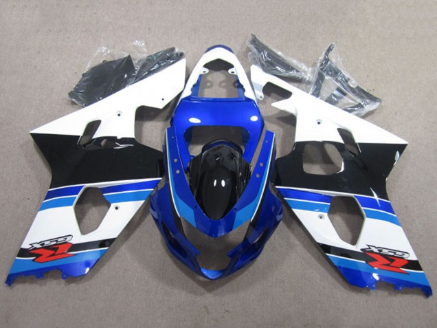 2004-2005 Suzuki GSXR 600 Motorcycle Fairings - White Blue Black Red UK