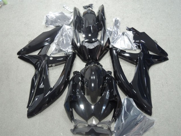 2008-2010 Suzuki GSXR 600 Motorcycle Fairings - Glossy Black UK