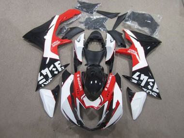 Best 2011-2024 Suzuki GSXR 600 Motorcycle Fairings - Black Red White UK