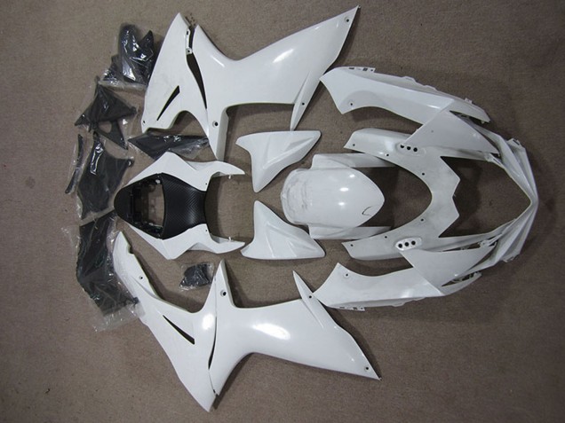 2011-2024 Suzuki GSXR 600 Motorcycle Fairings - White UK