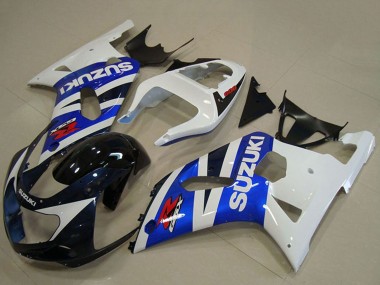 Best 2001-2003 Suzuki GSXR 750 Motorcycle Fairings - White Blue Glossy Black Red UK