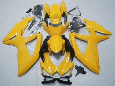 Best 2008-2010 Suzuki GSXR 750 Motorcycle Fairings - Yellow UK