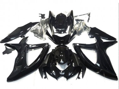 Best 2008-2010 Suzuki GSXR 750 Motorcycle Fairings - Glossy Black UK