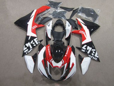 Best 2011-2024 Suzuki GSXR 750 Motorcycle Fairings - Black Red UK