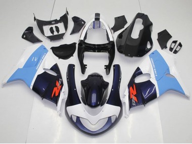 Best 1998-2003 Suzuki TL1000R Motorcycle Fairings - White Light Blue Black UK