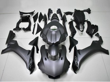 Best 2015-2019 Yamaha YZF R1 Motorcycle Fairing - Matte Black Glossy Black UK