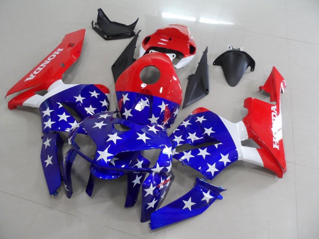America Flag 2005-2006 Honda CBR600RR Motorcycle Fairings America Flag 2005-2006 Honda CBR600RR Motorcycle Fairings