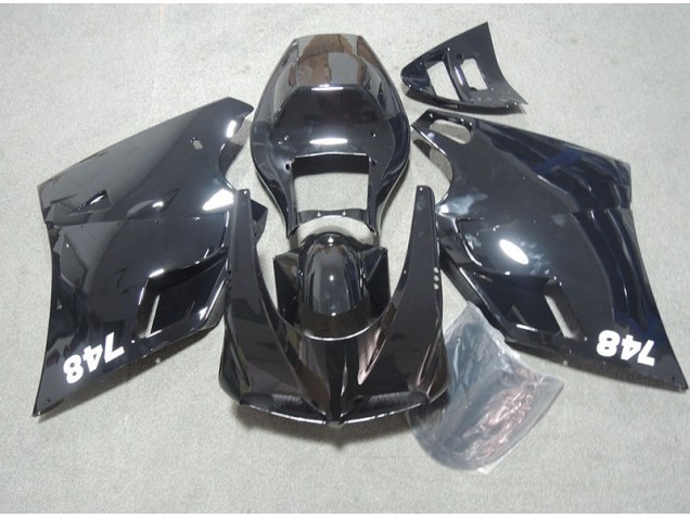 Black 1993-2005 Ducati 748 Motorcycle Fairings Black 1993-2005 Ducati 748 Motorcycle Fairings