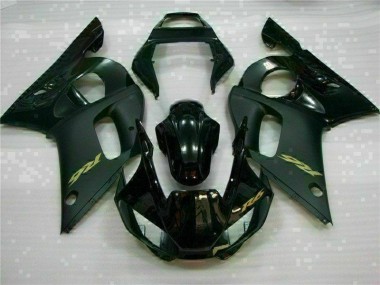 Black 1998-2002 Yamaha YZF R6 Full Motorcycle Fairing Kits