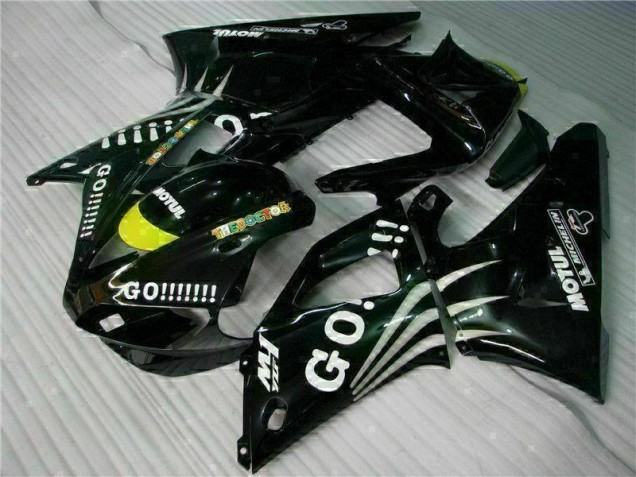 Black 2000-2001 Yamaha YZF R1 Motorcycle Fairings Black 2000-2001 Yamaha YZF R1 Motorcycle Fairings