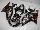 Black 2001-2003 Suzuki GSXR 600/750 Motorcycle Fairing Kits & Plastic