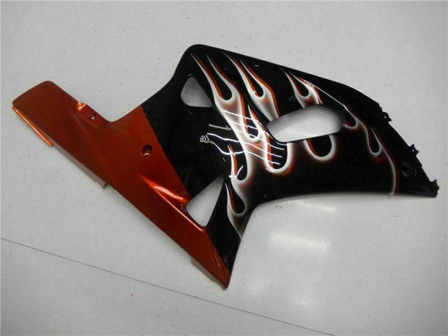 Black 2001-2003 Suzuki GSXR 600/750 Motorcycle Fairing Kits & Plastic