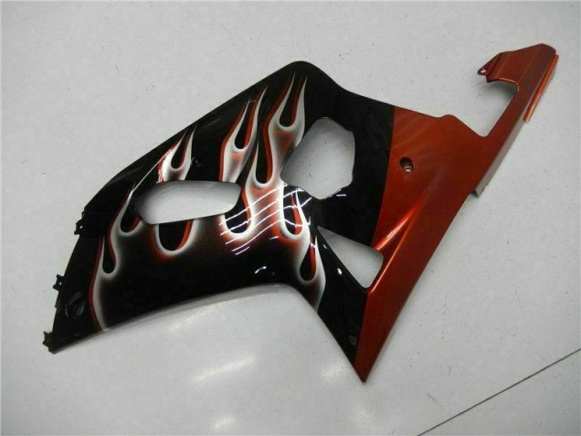 Black 2001-2003 Suzuki GSXR 600/750 Motorcycle Fairing Kits & Plastic