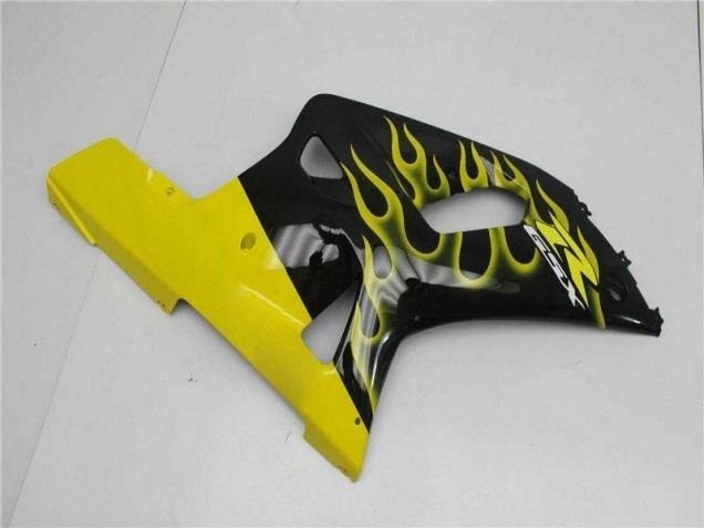 Black 2001-2003 Suzuki GSXR 600/750 Motorcycle Fairings Black 2001-2003 Suzuki GSXR 600/750 Motorcycle Fairings