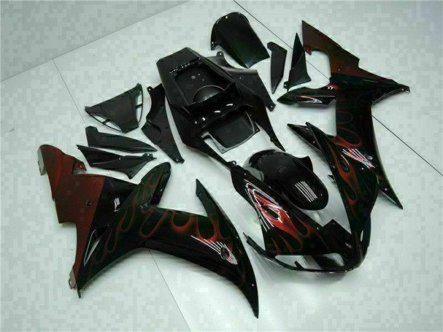 Black 2002-2003 Yamaha YZF R1 Full Motorcycle Fairing Kits Black 2002-2003 Yamaha YZF R1 Full Motorcycle Fairing Kits