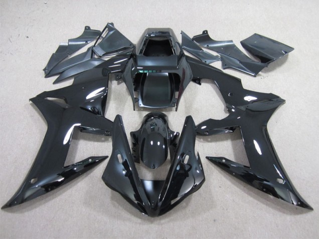 Black 2002-2003 Yamaha YZF R1 Motorcycle Fairing Black 2002-2003 Yamaha YZF R1 Motorcycle Fairing