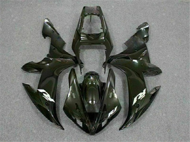 Black 2002-2003 Yamaha YZF R1 Motorcycle Fairings Black 2002-2003 Yamaha YZF R1 Motorcycle Fairings