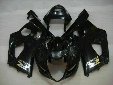 Black 2003-2004 Suzuki GSXR 1000 Full Motorcycle Fairing Kits