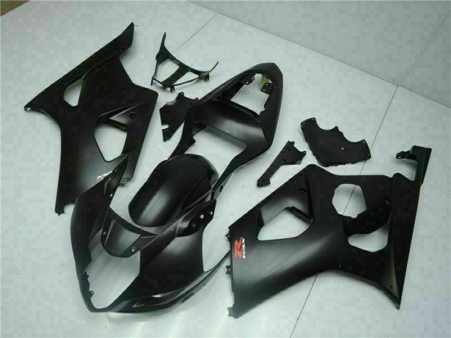 Black 2003-2004 Suzuki GSXR 1000 Motorcycle Fairing Black 2003-2004 Suzuki GSXR 1000 Motorcycle Fairing