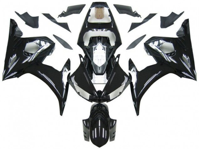 Black 2003-2005 Yamaha YZF R6 Full Motorcycle Fairing Kits Black 2003-2005 Yamaha YZF R6 Full Motorcycle Fairing Kits