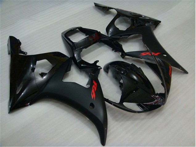 Black 2003-2005 Yamaha YZF R6 Motorcycle Bodywork Black 2003-2005 Yamaha YZF R6 Motorcycle Bodywork