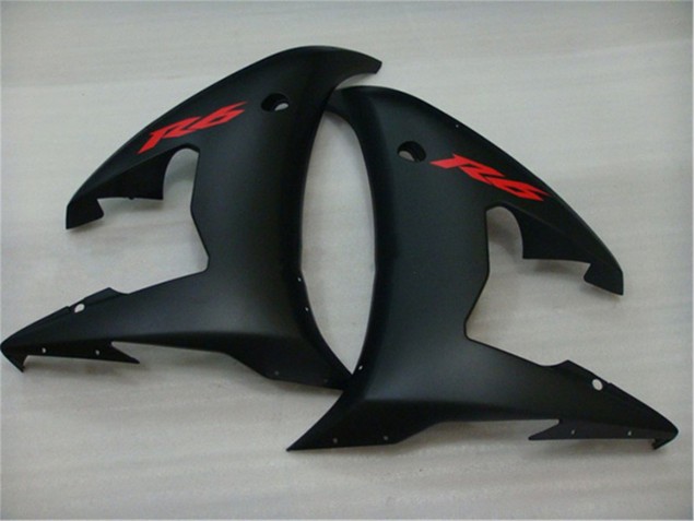Black 2003-2005 Yamaha YZF R6 Motorcycle Bodywork Black 2003-2005 Yamaha YZF R6 Motorcycle Bodywork