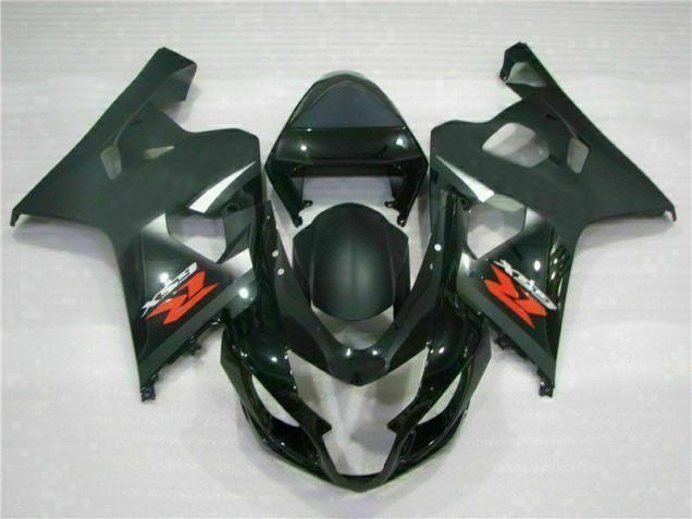 Black 2004-2005 Suzuki GSXR 600/750 Motorcycle Fairings Black 2004-2005 Suzuki GSXR 600/750 Motorcycle Fairings