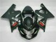 Black 2004-2005 Suzuki GSXR 600/750 Motorcycle Fairings Black 2004-2005 Suzuki GSXR 600/750 Motorcycle Fairings