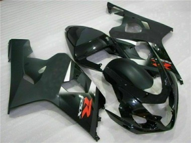 Black 2004-2005 Suzuki GSXR 600/750 Motorcycle Fairings