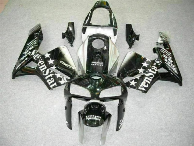 Black 2005-2006 Honda CBR600RR ABS Motorcycle Fairing Black 2005-2006 Honda CBR600RR ABS Motorcycle Fairing