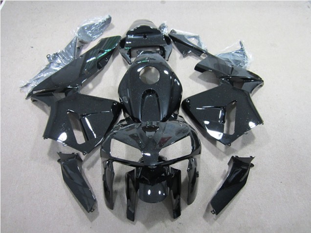 Black 2005-2006 Honda CBR600RR Aftermarket Motorcycle Fairing Black 2005-2006 Honda CBR600RR Aftermarket Motorcycle Fairing