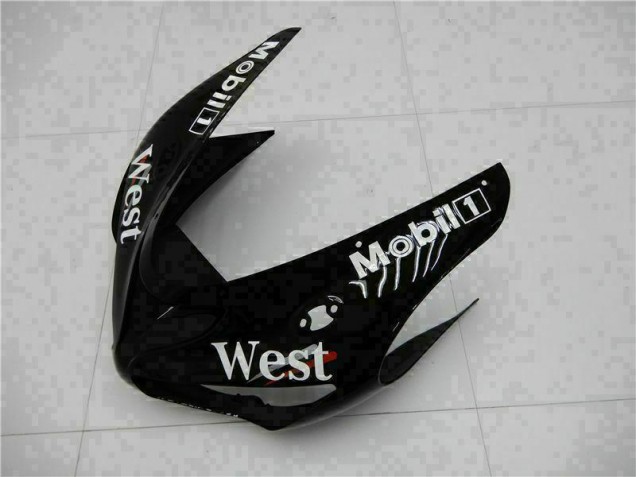 Black 2005-2006 Kawasaki ZX6R Motorcycle Fairings Black 2005-2006 Kawasaki ZX6R Motorcycle Fairings