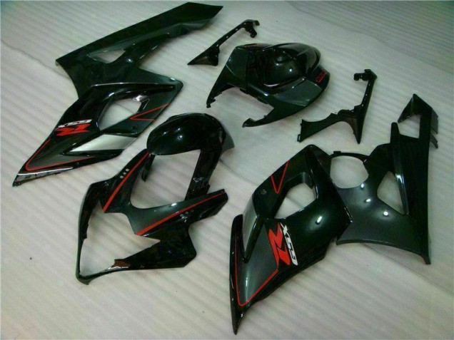 Black 2005-2006 Suzuki GSXR 1000 Motorcycle Bodywork Black 2005-2006 Suzuki GSXR 1000 Motorcycle Bodywork