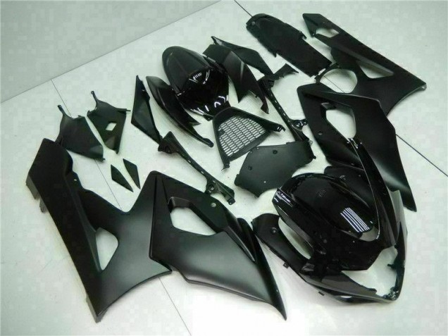 Black 2005-2006 Suzuki GSXR 1000 Motorcycle Fairing Black 2005-2006 Suzuki GSXR 1000 Motorcycle Fairing